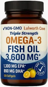 Triple Strength Omega 3 Fish Oil