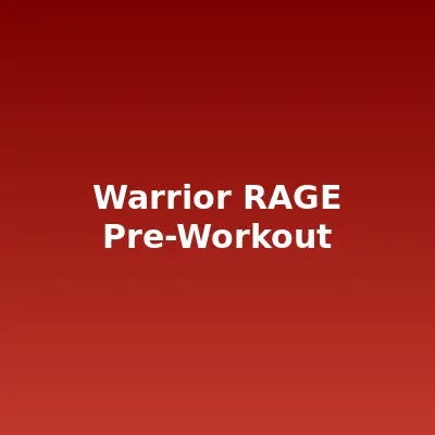 Warrior RAGE Pre-Workout