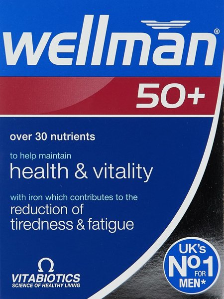 Wellman Multivitamin for Men Over 50 Years (Pack of 1)