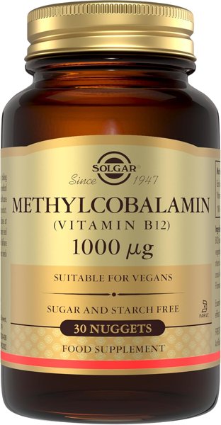 Solgar Methylcobalamin (Vitamin B12) 1000 µg Nuggets
