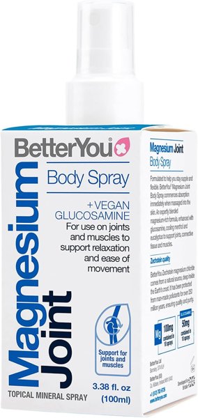 BetterYou Magnesium Joint Oil Body Spray Supplement with Glucosamine