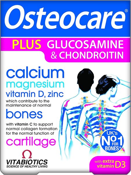 Osteocare 60 Vitabiotics Glucosamine and Chondroitin Tablets