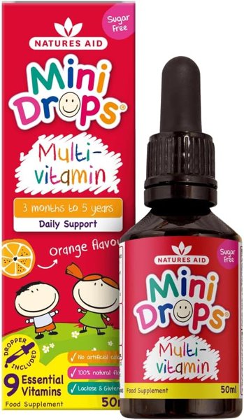 Natures Aid Mini Drops Multi-Vitamin for Babies