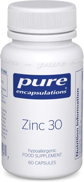 Pure Encapsulations Zinc 30 Zinc Picolinate 30mg