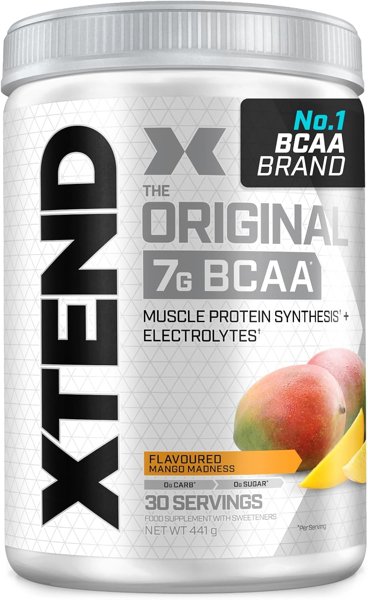 Scivation XTEND Original BCAA Powder Mango Madness 30 Servings