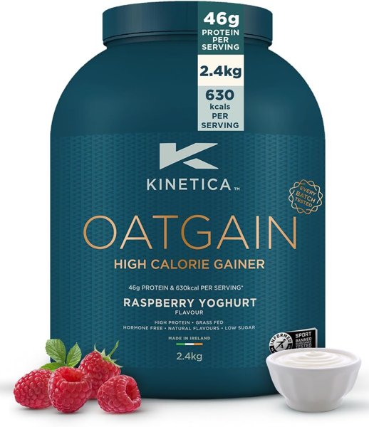 Kinetica Sports OatGain Mass Gainer–Raspberry Yoghurt