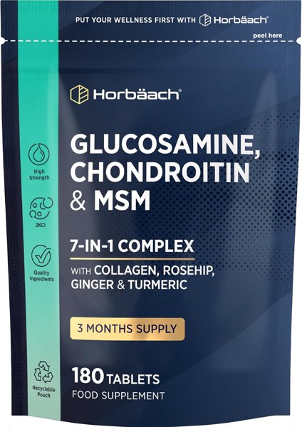 Glucosamine and Chondroitin High Strength 7-in-1-180 Tablets