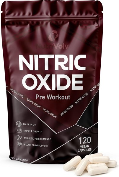 Nitric Oxide L-Arginine 100% Pre Workout Supports Athletic Performance…