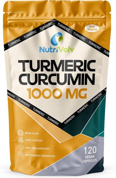 Turmeric Curcumin 1000mg Anti Inflammatory & Antioxidant Supplements