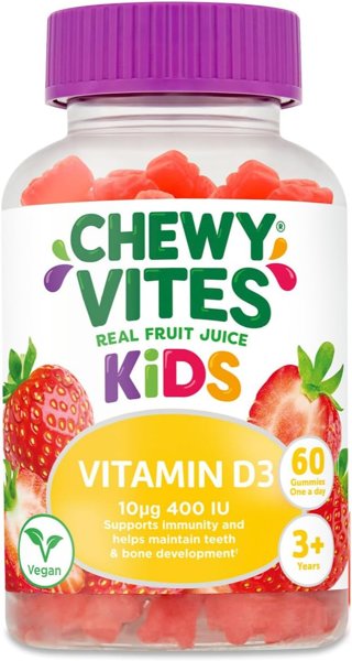 Chewy Vites Kids High Strength Vitamin D3 Gummies