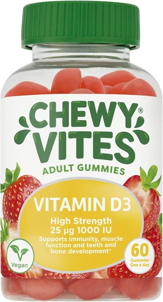Chewy Vites Adult High Strength Vitamin D3 Gummies