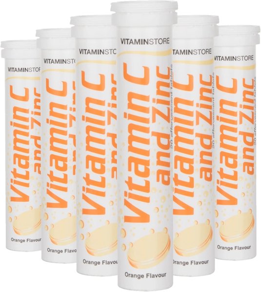 Vitamin Store Vitamin C and Zinc Effervescent Tablets