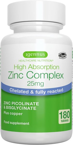Igennus Chelated Zinc 25mg