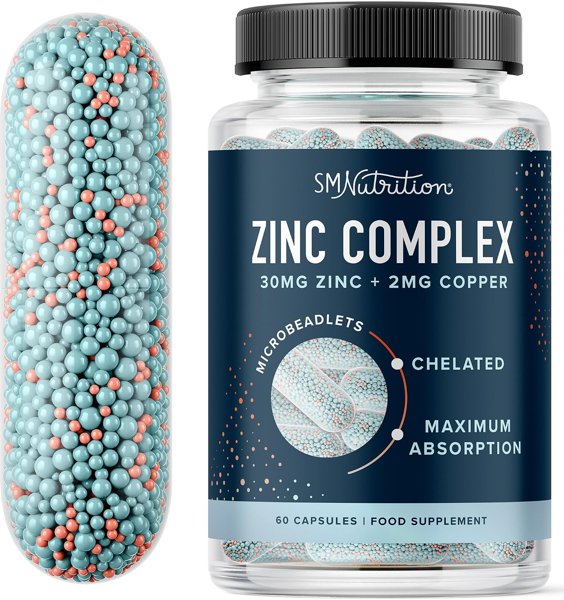 Zinc 30mg Microbeadlets with Copper