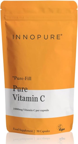 INNOPURE Pure Vitamin C Capsules 1000mg (No Fillers or Binders)