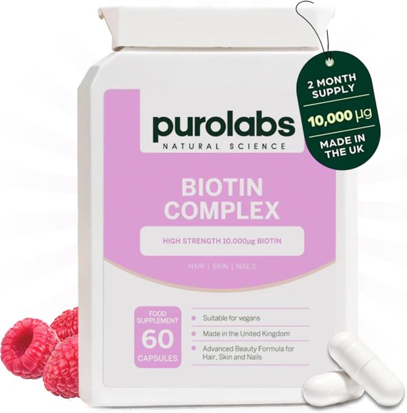 Purolabs Biotin Hair Growth Supplement 10,000μg