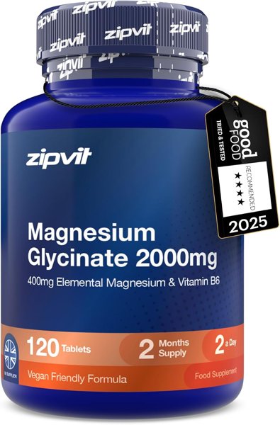 Zipvit Magnesium Glycinate 2000mg with Vitamin B6