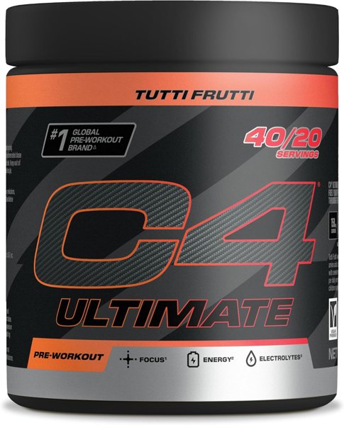 CELLUCOR C4 Ultimate Pre Workout Powder Tutti Frutti 20 Servings