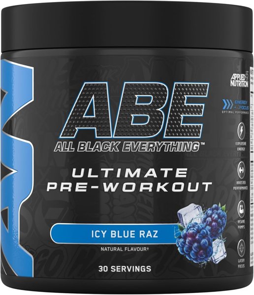 Applied Nutrition ABE Pre Workout Powder ICY Blue Raz 375g