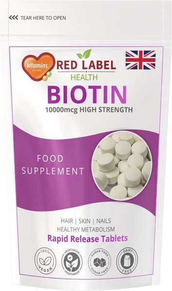 Biotin 10mg 100 Vegan Tablets