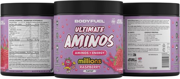 Applied Nutrition BodyFuel Amino Energy BCAA Powder Millions Raspberry…