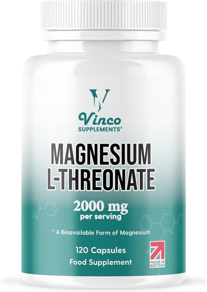 Vinco Magnesium L-Threonate Supplement