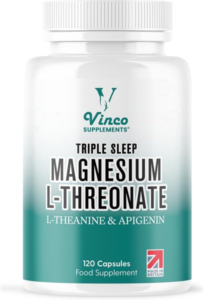 Vinco Triple Magnesium L-Threonate with L-Theanine & Apigenin