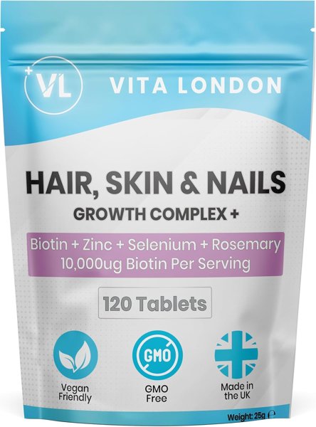 Vita London Biotin Hair Skin & Nails 10,000ug
