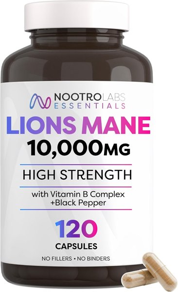 Nootro Lion's Mane Supplement 10,000mg